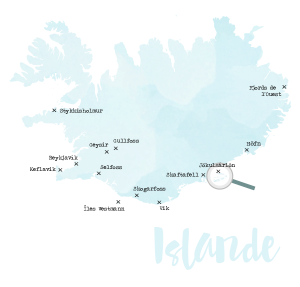 carte islande