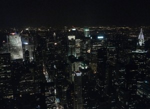New York by night