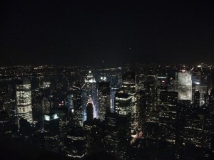 New York by night