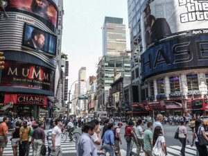 Les rues de Manhattan