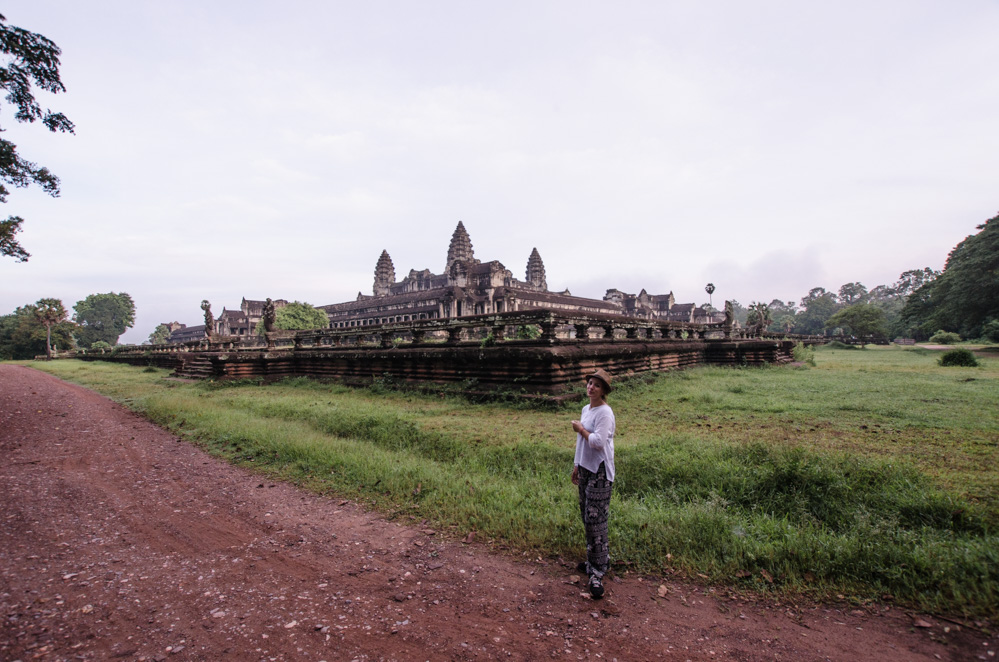 Angkor Wat et Amélie des chemins de voyage